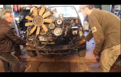 m104-engine-removal-from-donor-car